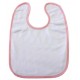 Bavoir pour bébé personnalisable rose