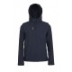 Veste Softshell Capuche et manches amovibles bleu marine