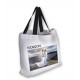 Sac de plage blanc anses noires