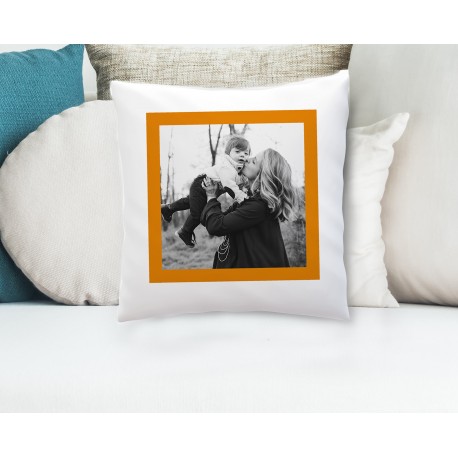 Housse de coussin personnalisé avec votre photo