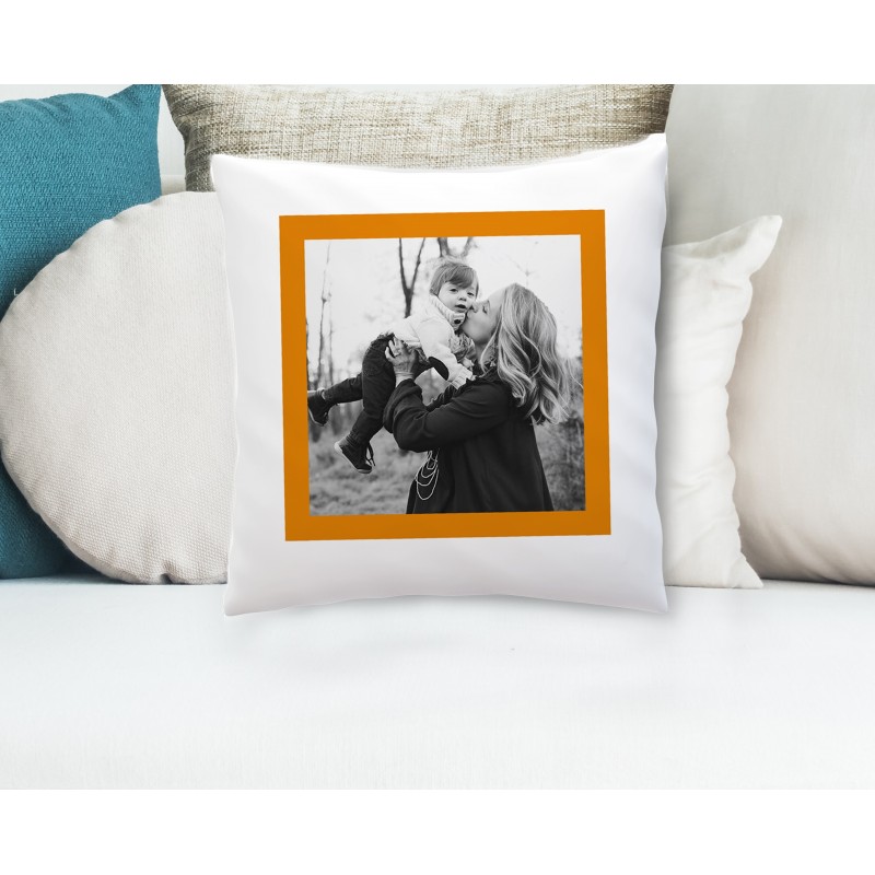 Housse de coussin personnalisé avec votre photo