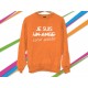 Sweat-shirt enfant phrase