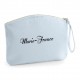 Pochette personnalisable brodée