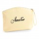 Pochette personnalisable brodée