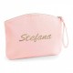 Pochette personnalisable brodée