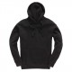 Sweat à capuche brodé black